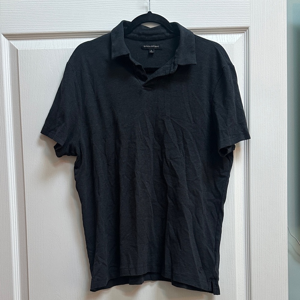 Banana Republic Charcoal Polo Shirt